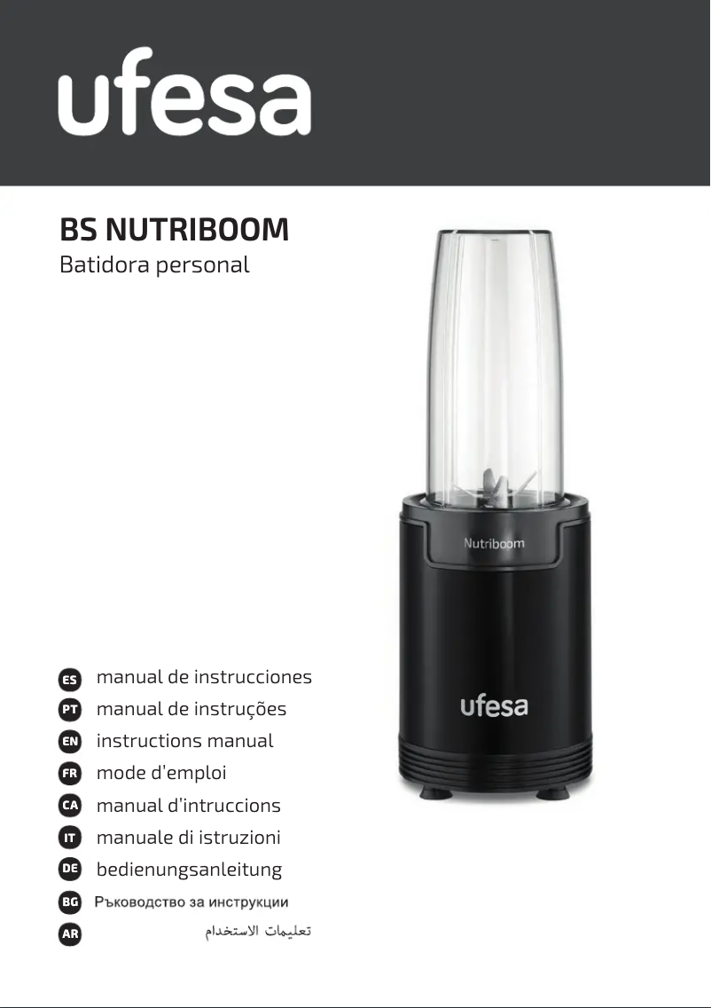 Página 1 del manual Manual de usuario Ufesa Nutriboom