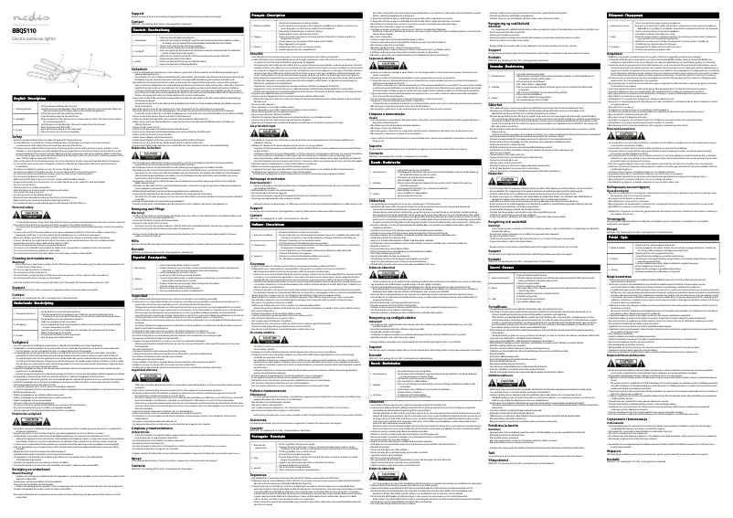 Imagen de la primera página del manual del dispositivo BBQS110