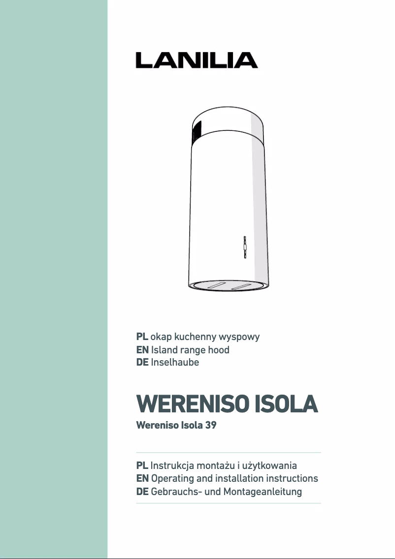 Página 1 del manual Manual de usuario Lanilia Wereniso Isola 39