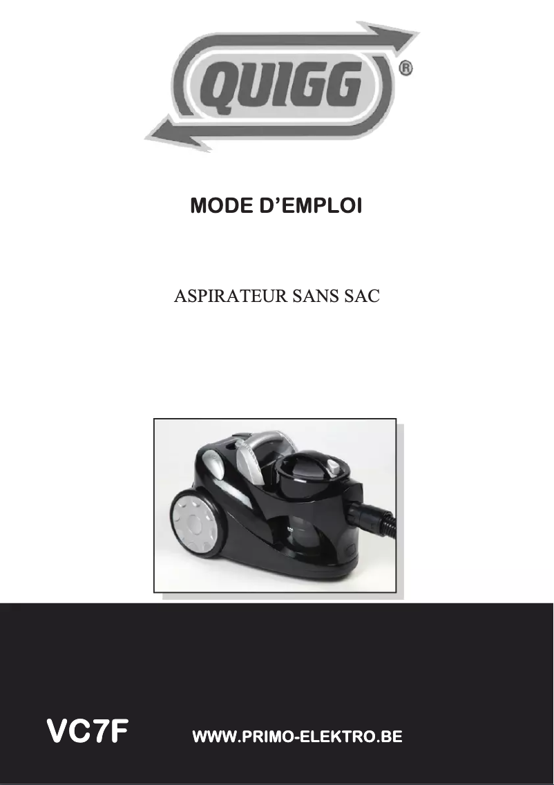 Imagen de la primera página del manual del dispositivo VC7