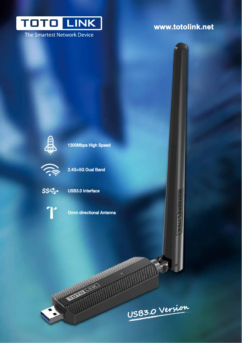 Página 1 del manual Ficha técnica Totolink X6100UA