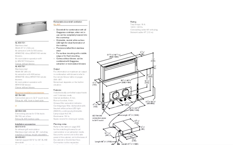 Imagen de la primera página del manual del dispositivo AL400721