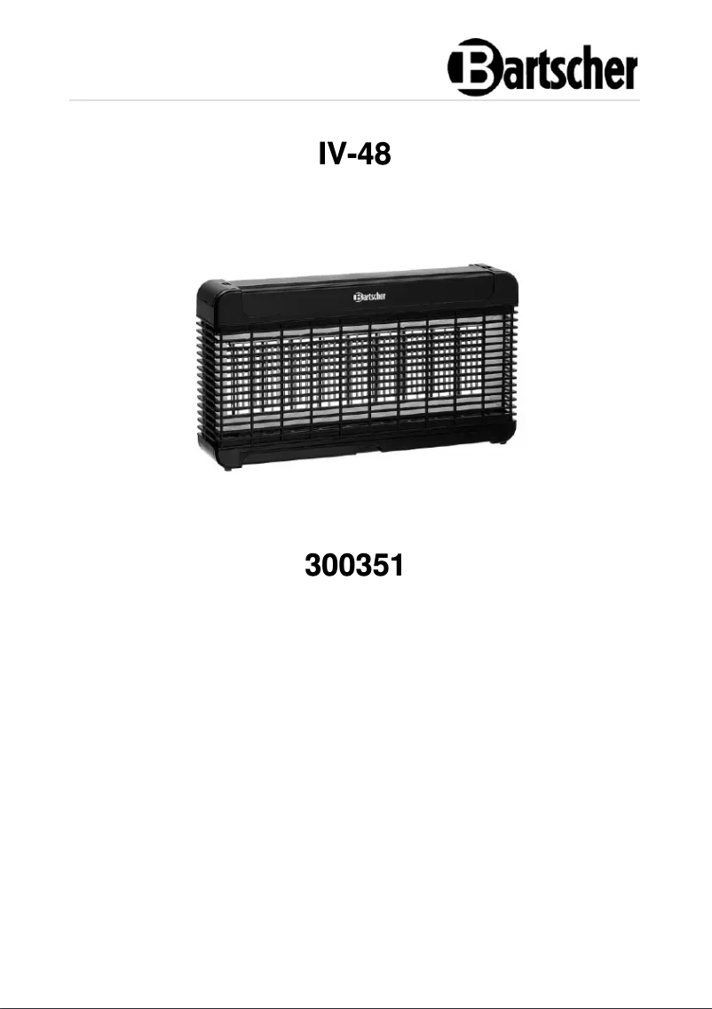 Imagen de la primera página del manual del dispositivo IV-48