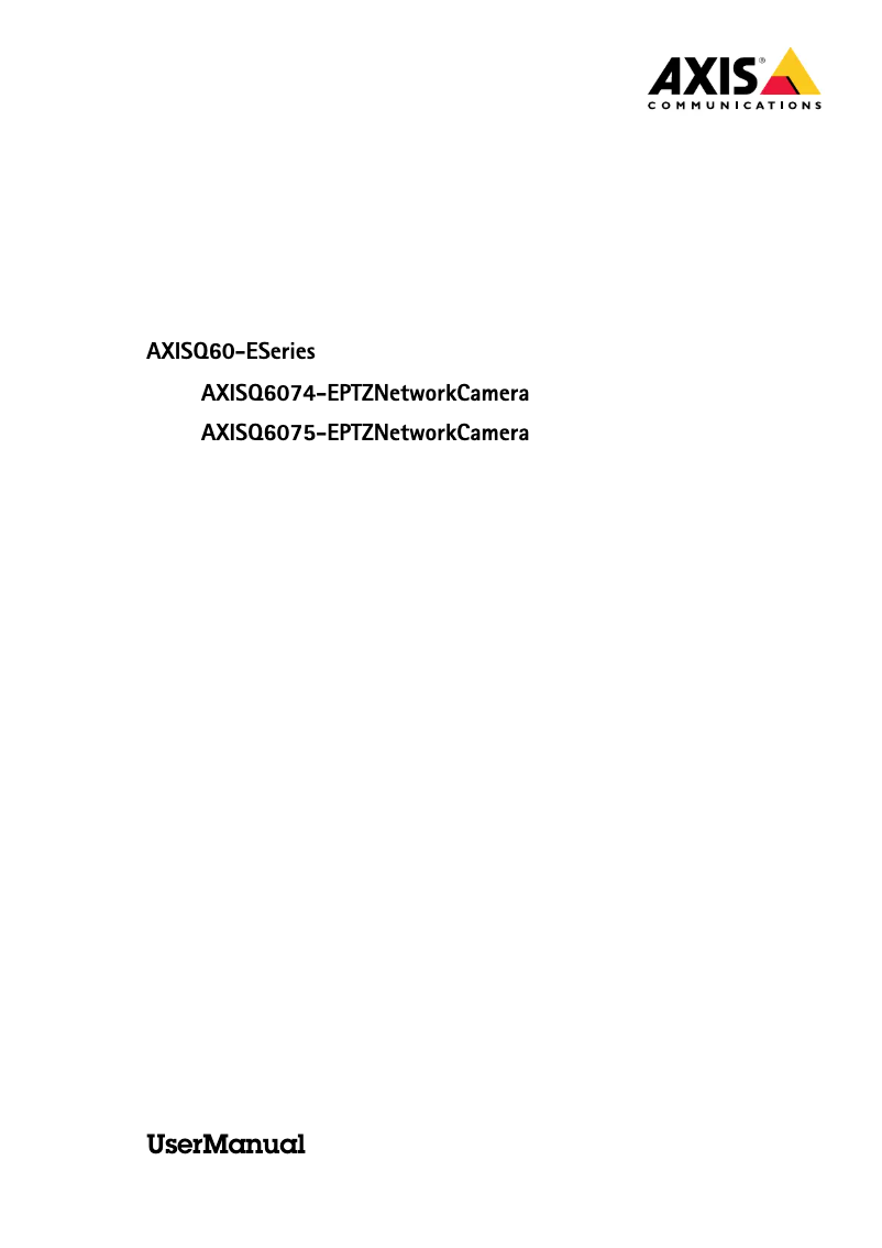 Imagen de la primera página del manual del dispositivo Q6074