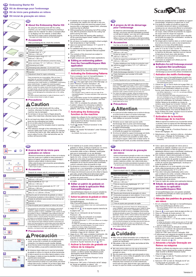 Página 1 del manual Manual de usuario Brother CM350