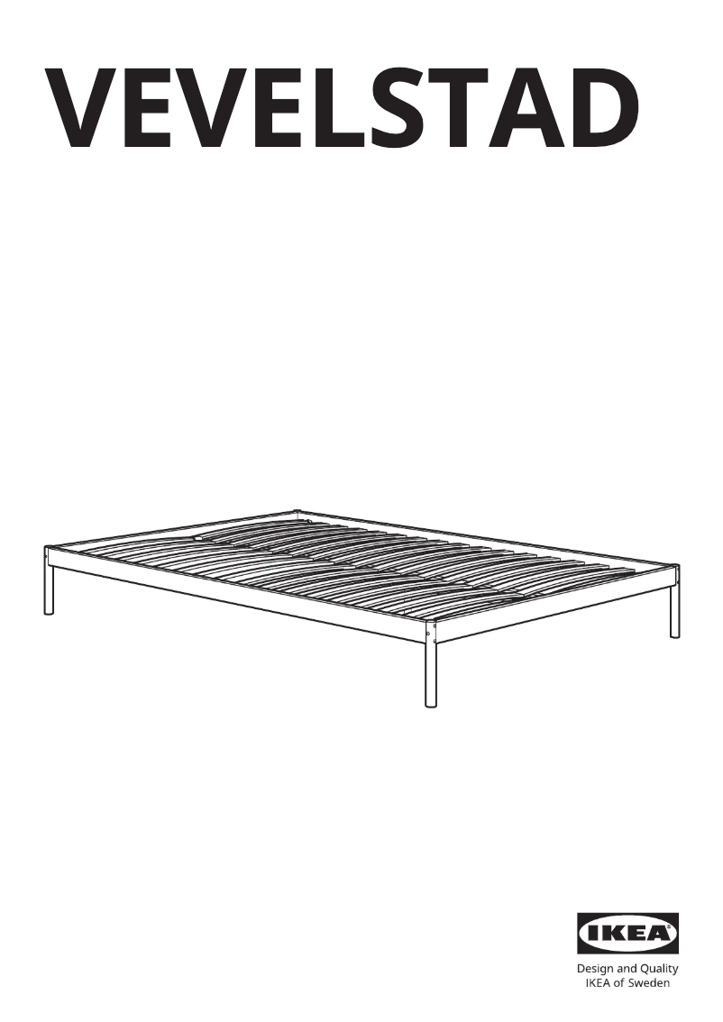 Página 1 del manual Manual de usuario Ikea VEVELSTAD 805.063.93