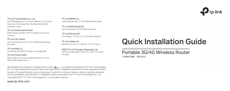 Página nº 1 - Manual de usuario TP-Link TL-MR3020