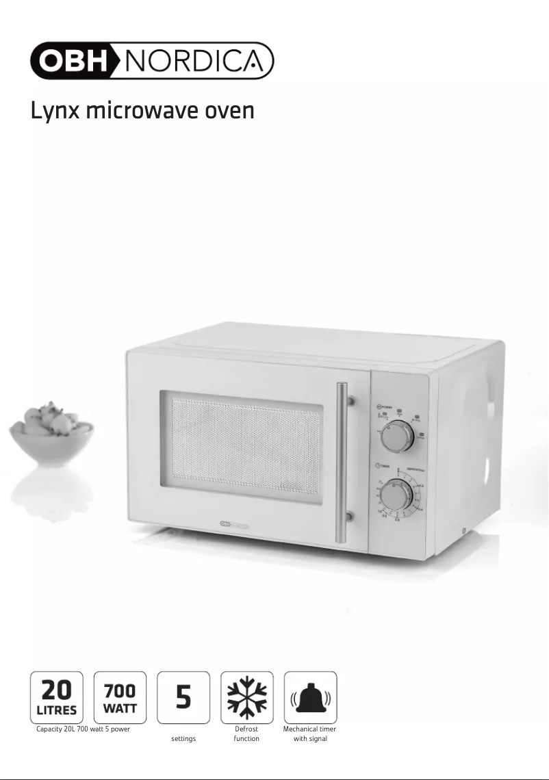 Página nº 1 - Manual de usuario OBH Nordica Lynx