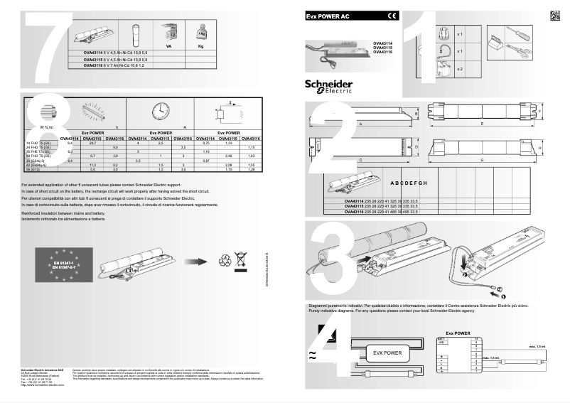 Imagen de la primera página del manual del dispositivo OVA43115