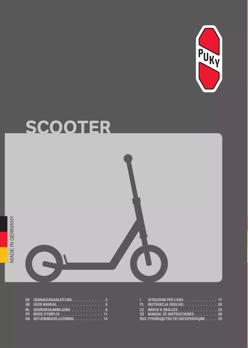 Imagen de la primera página del manual del dispositivo Joker