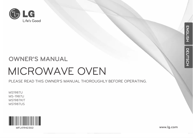 Imagen de la primera página del manual del dispositivo MS1987KIT