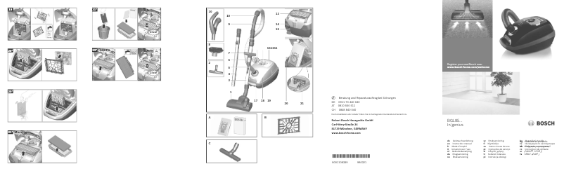Imagen de la primera página del manual del dispositivo BGL85S330