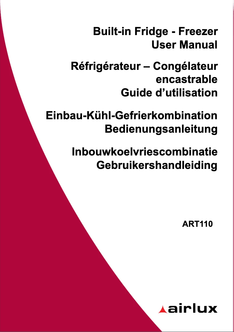 Página 1 del manual Manual de usuario Airlux ART110