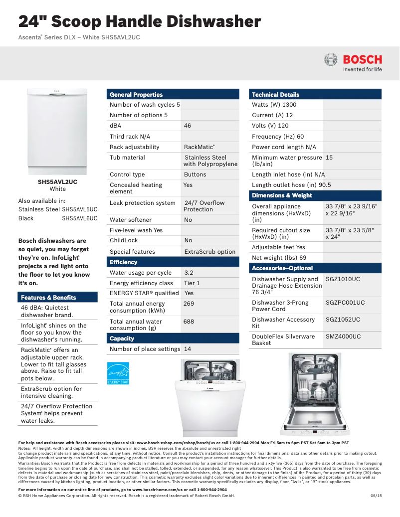 Imagen de la primera página del manual del dispositivo SHS5AVL