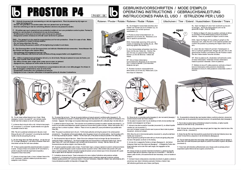Página 1 del manual Manual de usuario Prostor P4
