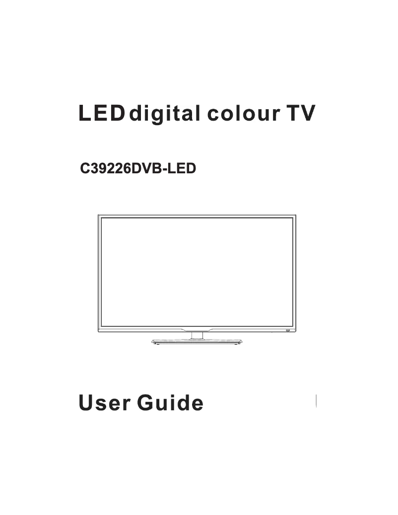 Página 1 del manual Manual de usuario Cello C39226DVB