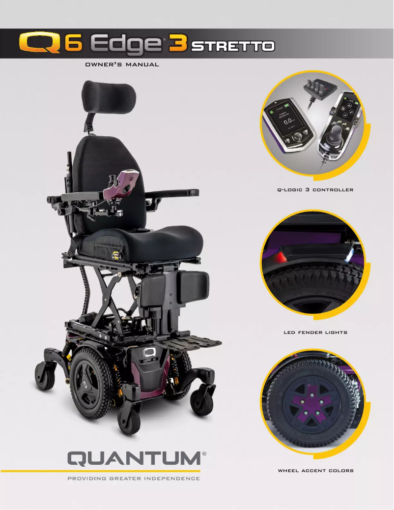 Página 1 del manual Manual de usuario Quantum Edge 3 Stretto