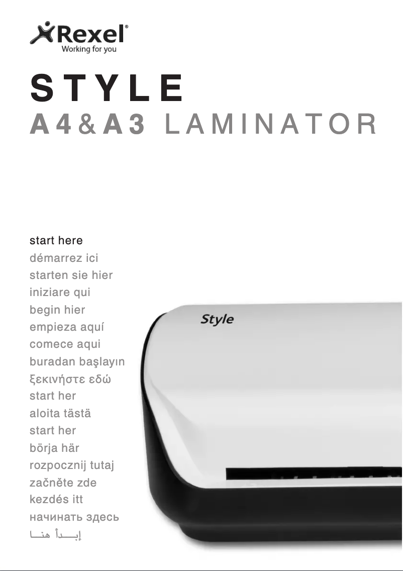 Página nº 1 - Manual de usuario Rexel Style