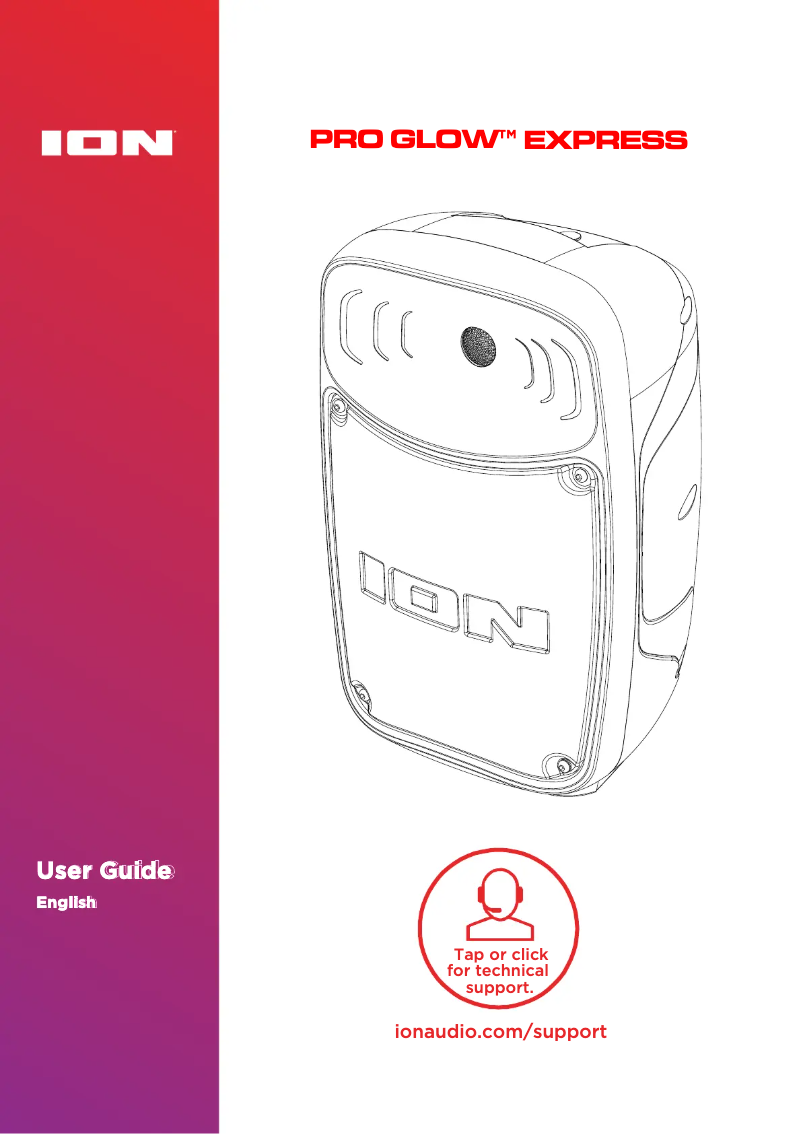 Página nº 1 - Manual de usuario ION Pro Glow Express