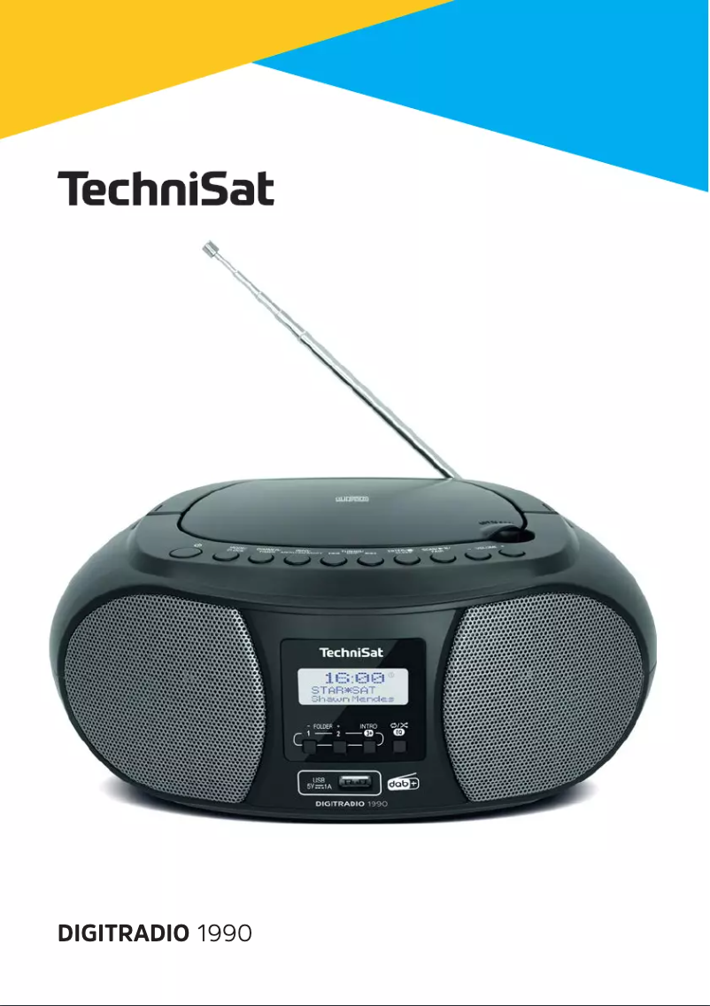 Imagen de la primera página del manual del dispositivo DigitRadio 1990