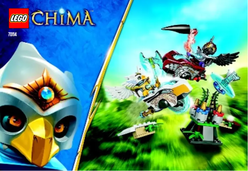 Imagen de la primera página del manual del dispositivo Chima 70114