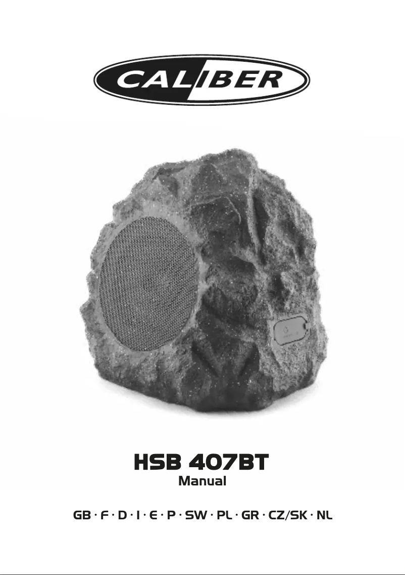 Página 1 del manual Manual de usuario Caliber HSB407BT