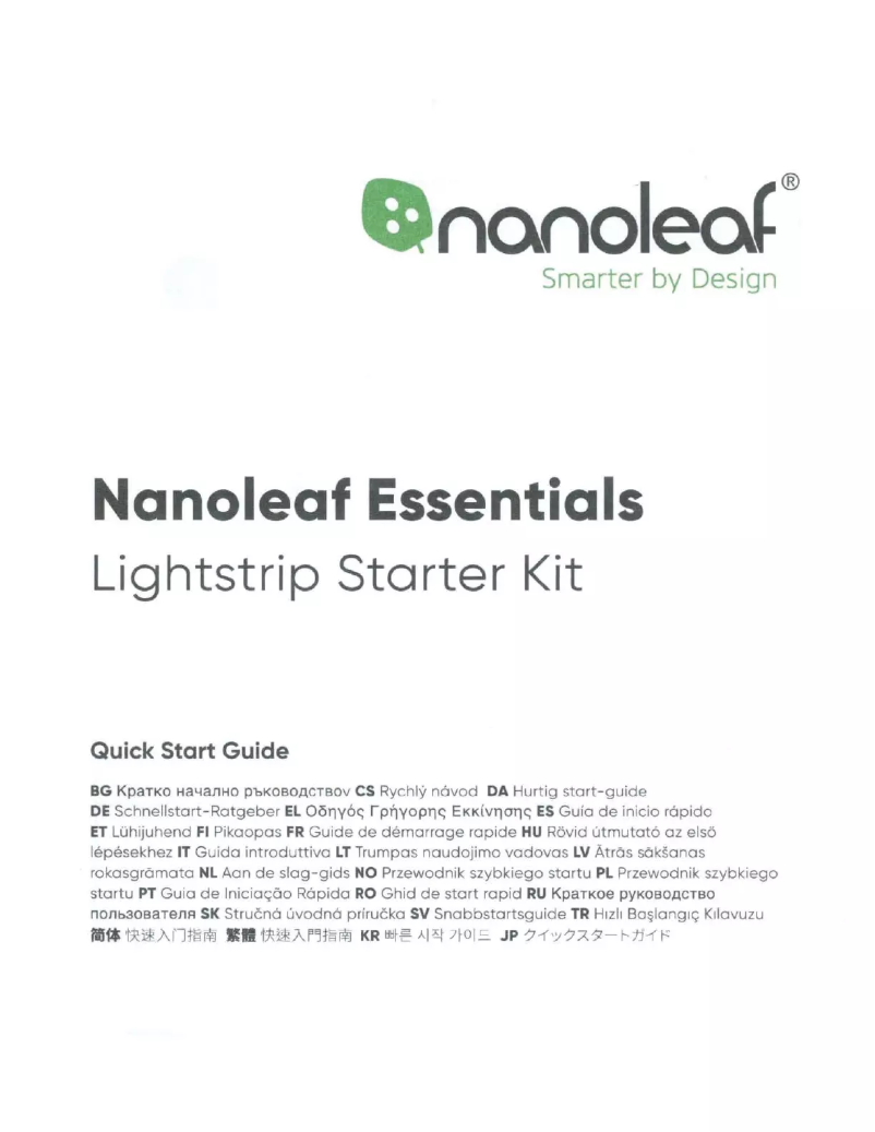 Página 1 del manual Manual de usuario Nanoleaf NL55-0003LS-2M