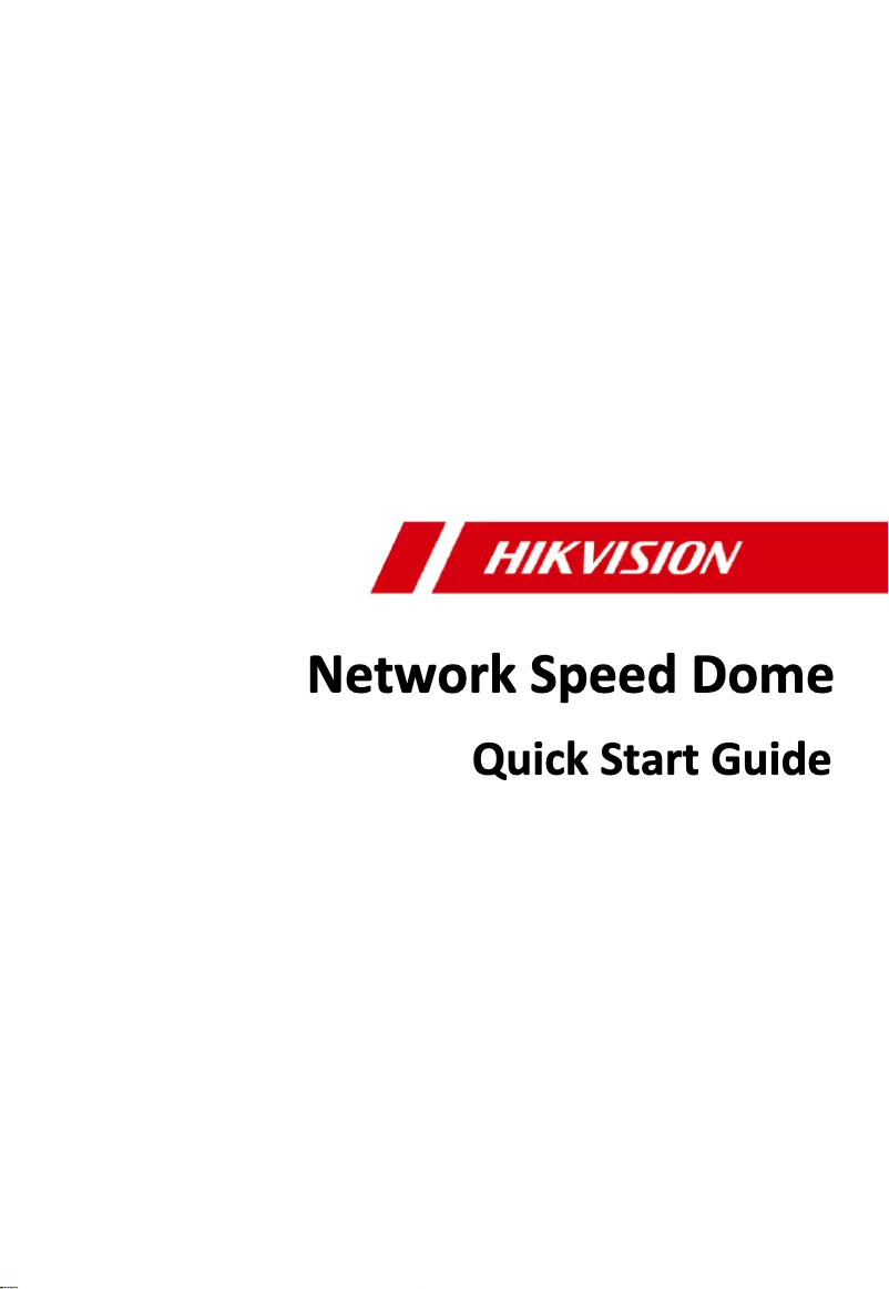 Página 1 del manual Guía de inicio rápido Hikvision DS-2DF9C435IHS-DLW