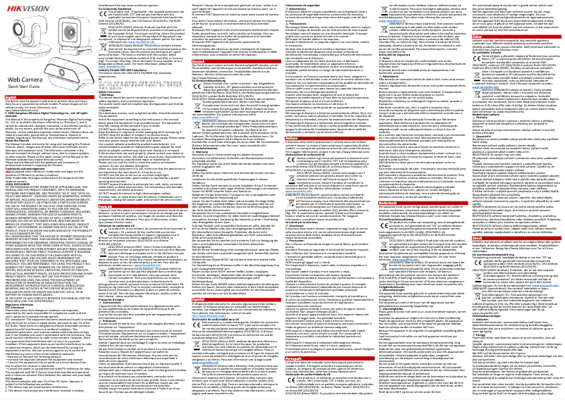 Página 1 del manual Guía de inicio rápido Hikvision DS-U02