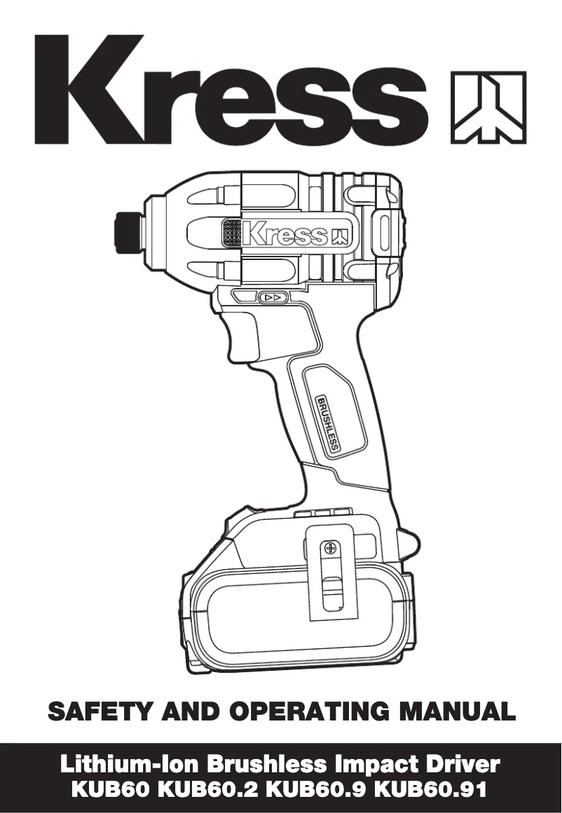 Imagen de la primera página del manual del dispositivo KUB60.9