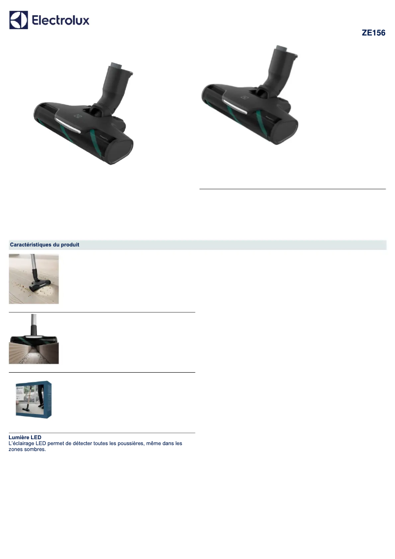 Imagen de la primera página del manual del dispositivo ZE156