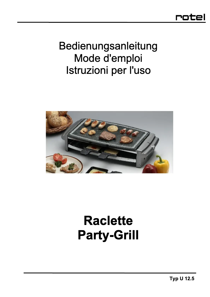 Página 1 del manual Manual de usuario Rotel U 12.5CH1