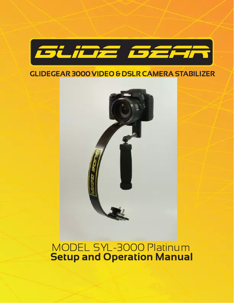 Página 1 del manual Manual de usuario Glide Gear SYL-3000
