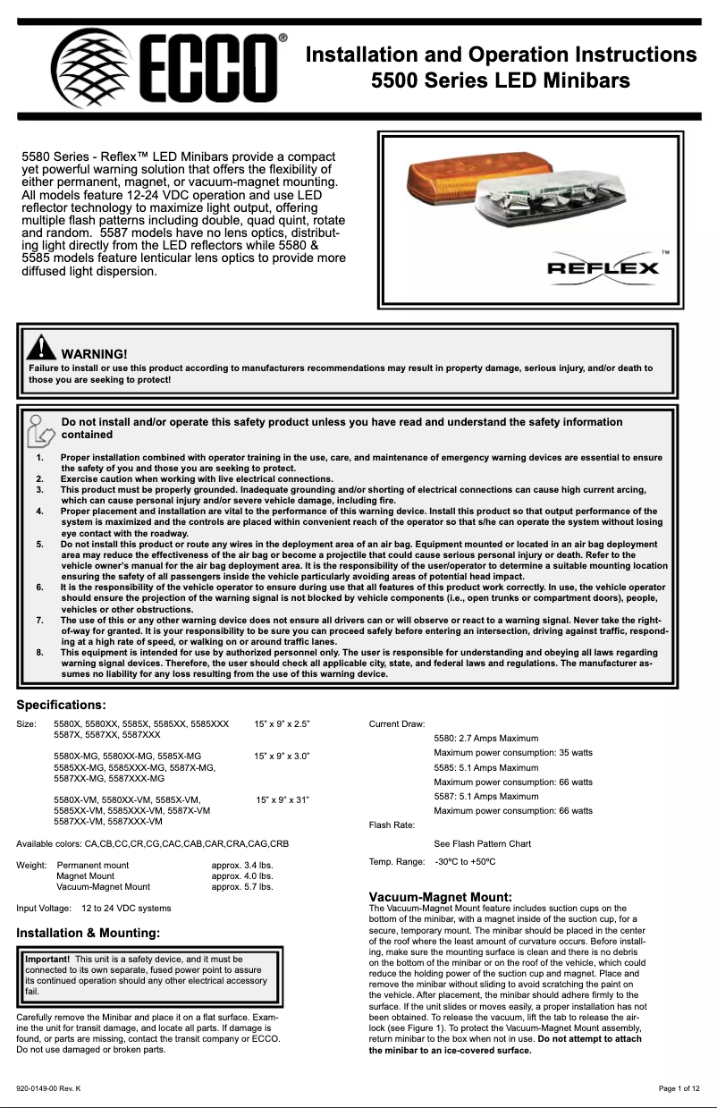 Imagen de la primera página del manual del dispositivo EB7260