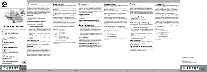 Imagen de la primera página del manual del dispositivo IAN 115597