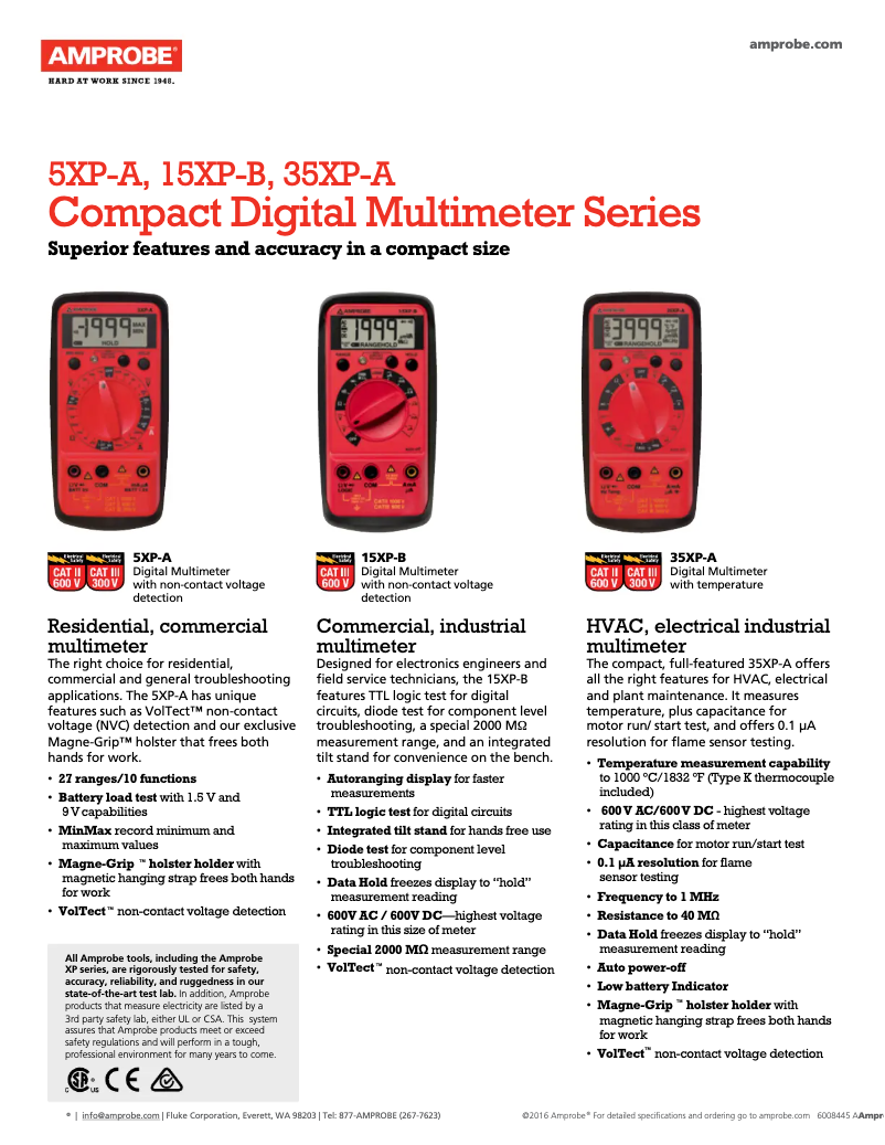 Imagen de la primera página del manual del dispositivo 5XP-A