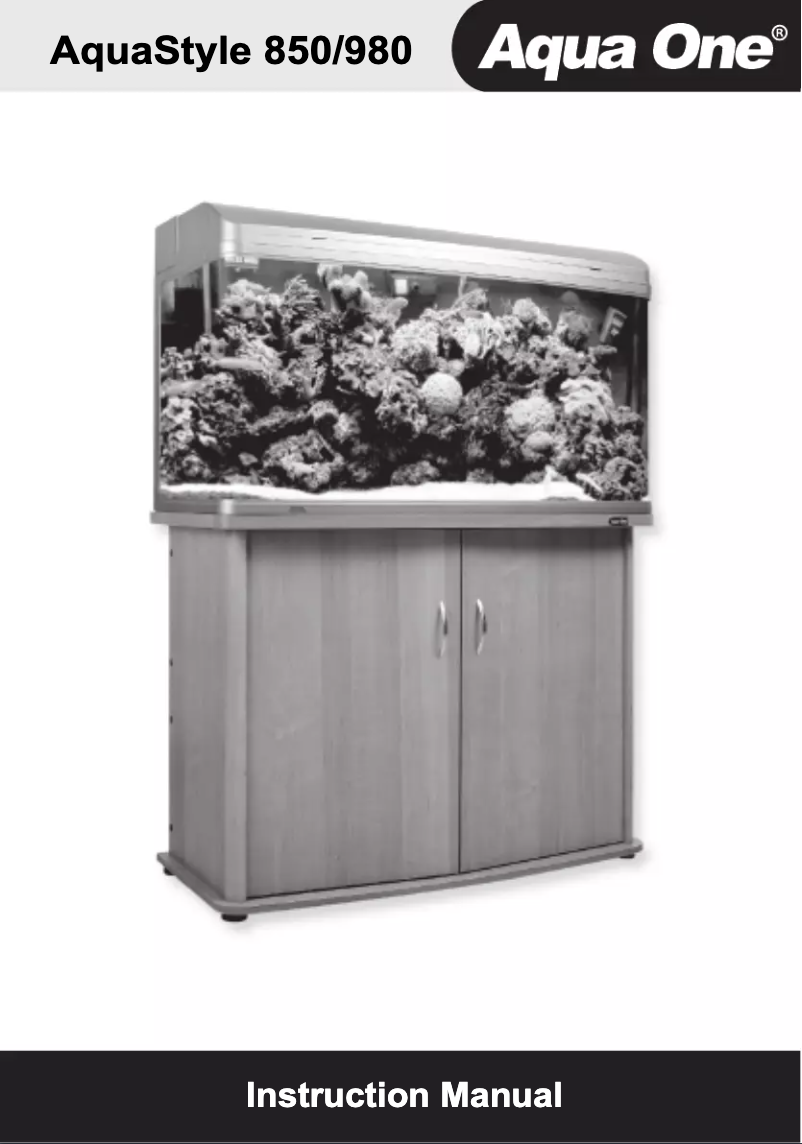 Página nº 1 - Manual de usuario Aqua One AquaStyle 850