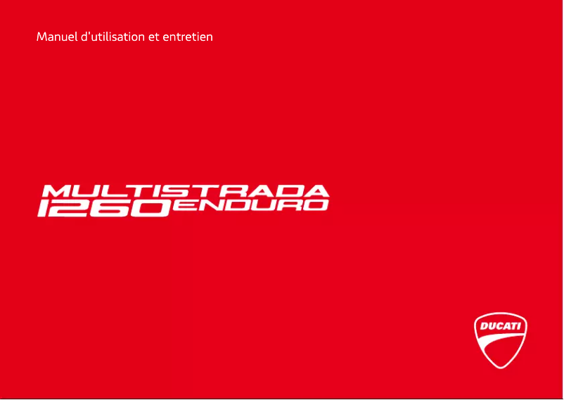 Página 1 del manual Manual de usuario Ducati Multistrada 1260 Enduro (2020)