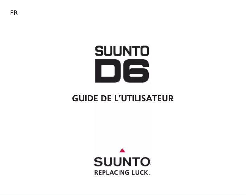 Imagen de la primera página del manual del dispositivo D6