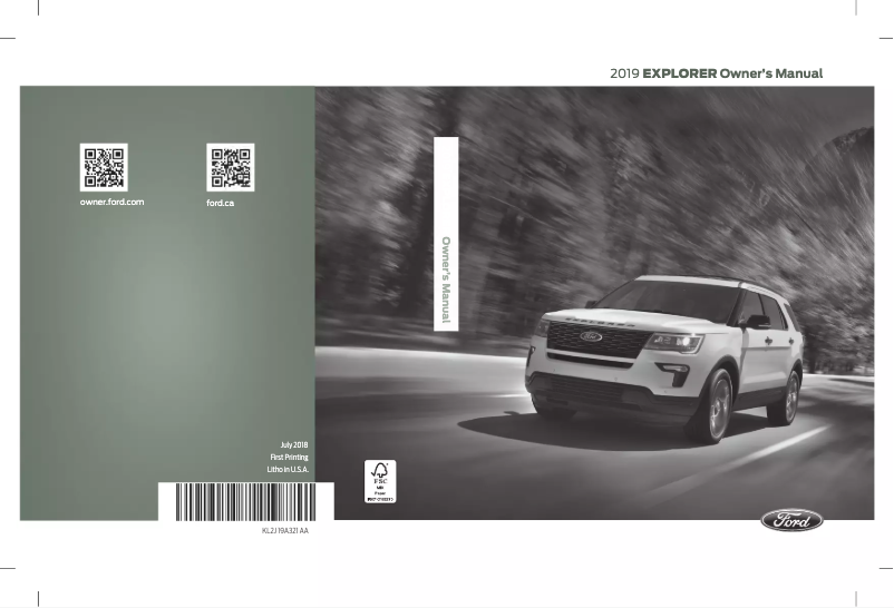 Imagen de la primera página del manual del dispositivo Explorer (2019)