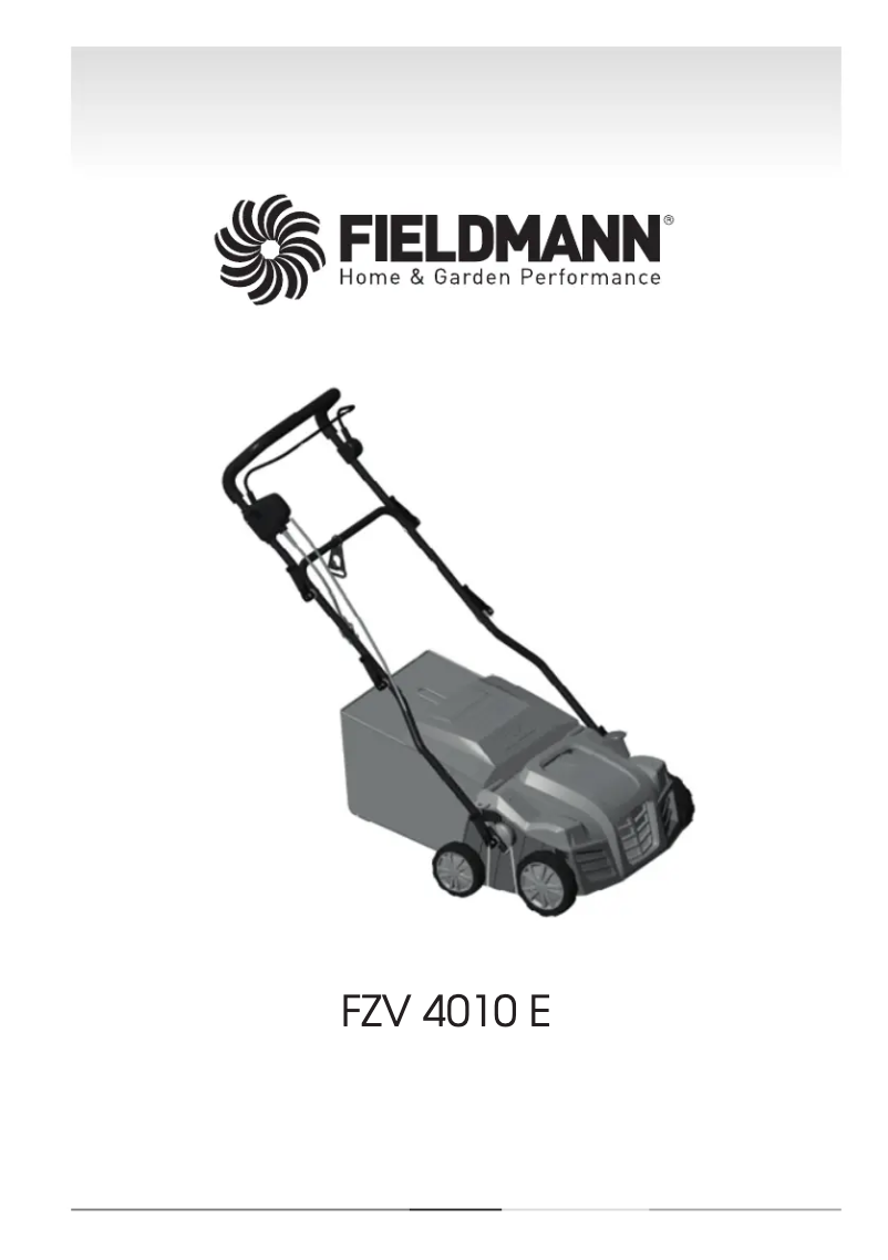 Imagen de la primera página del manual del dispositivo FZV 4010-E