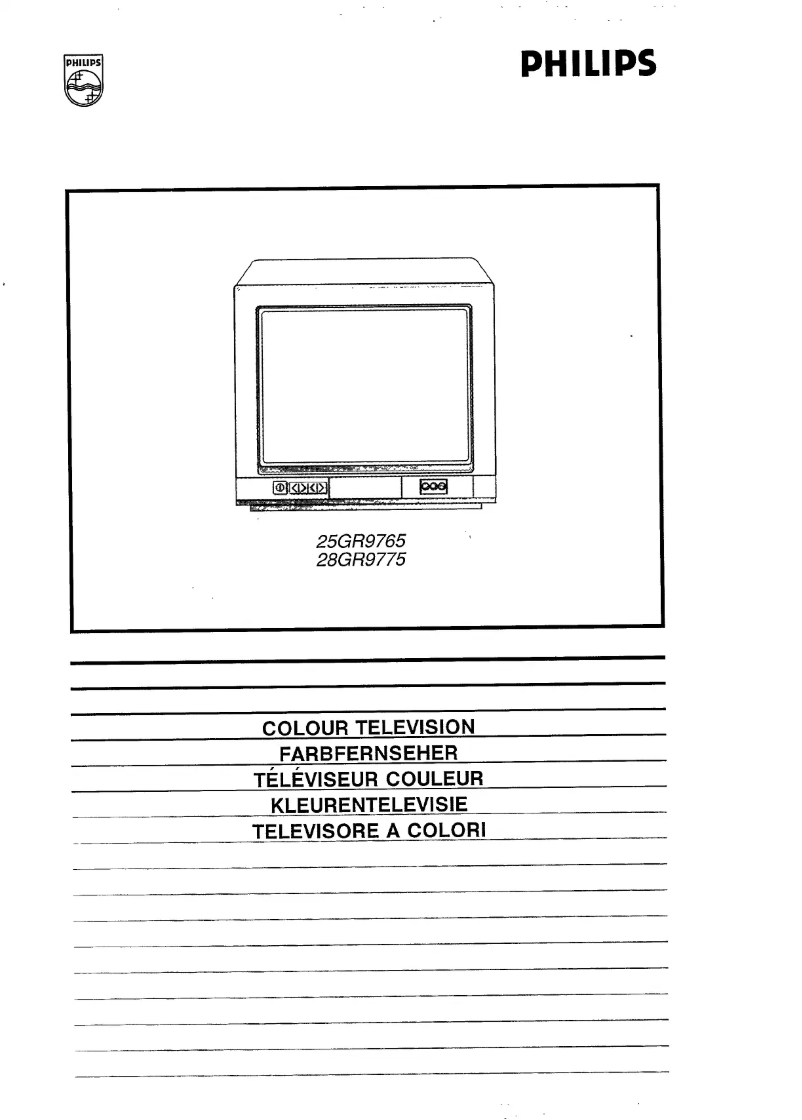 Imagen de la primera página del manual del dispositivo 25GR9765