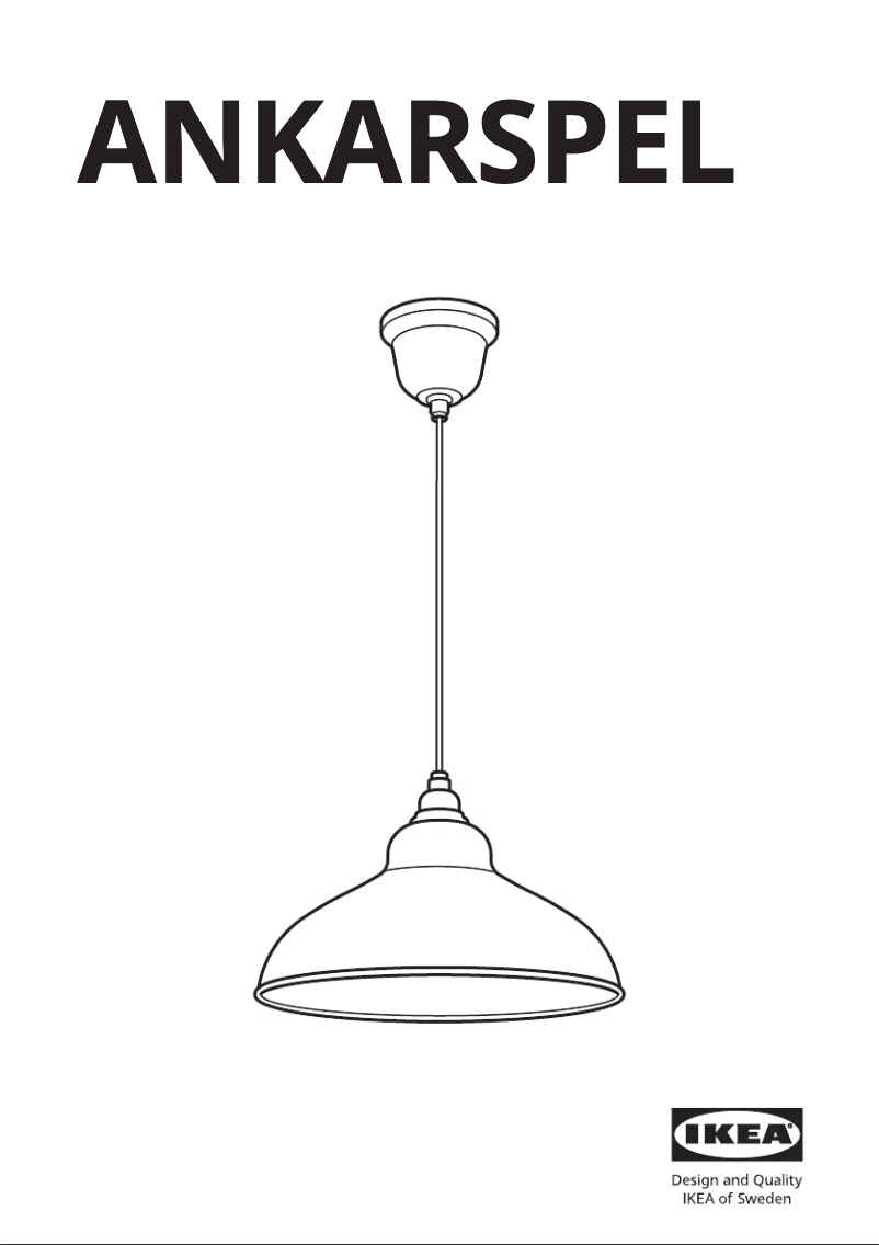 Imagen de la primera página del manual del dispositivo ANKARSPEL 304.943.35