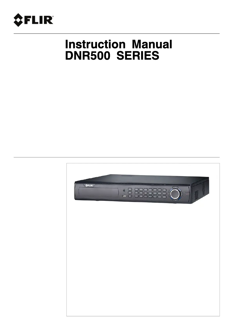 Imagen de la primera página del manual del dispositivo DNR516R16