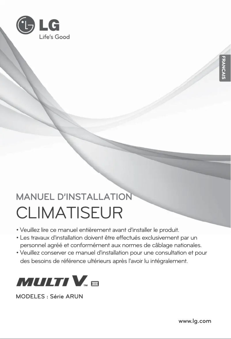 Imagen de la primera página del manual del dispositivo ARUN121BT3