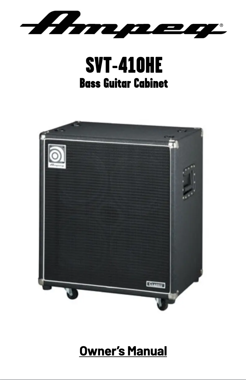 Imagen de la primera página del manual del dispositivo SVT-410HE