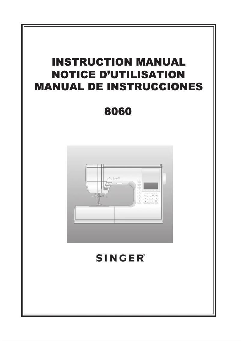 Imagen de la primera página del manual del dispositivo 8060