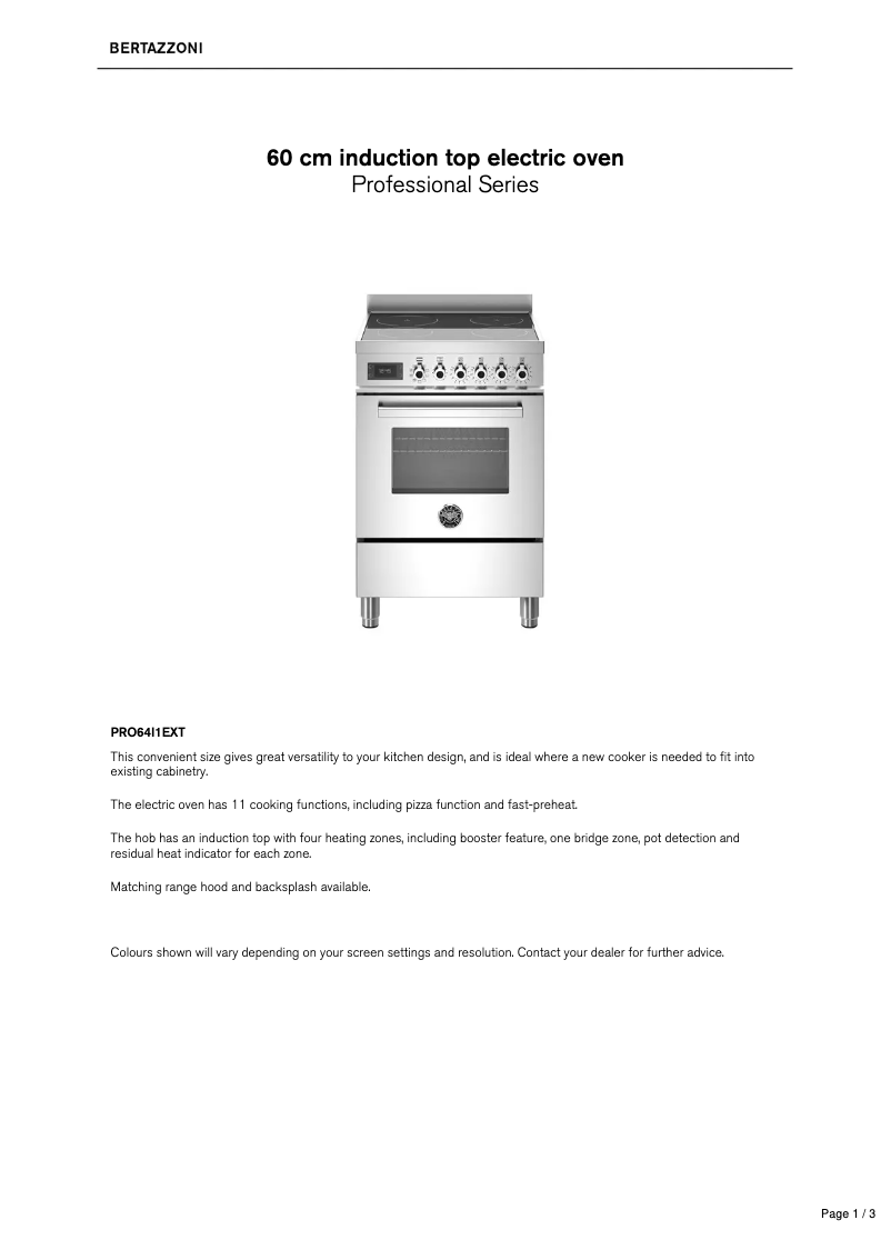 Imagen de la primera página del manual del dispositivo PRO64I1EXT