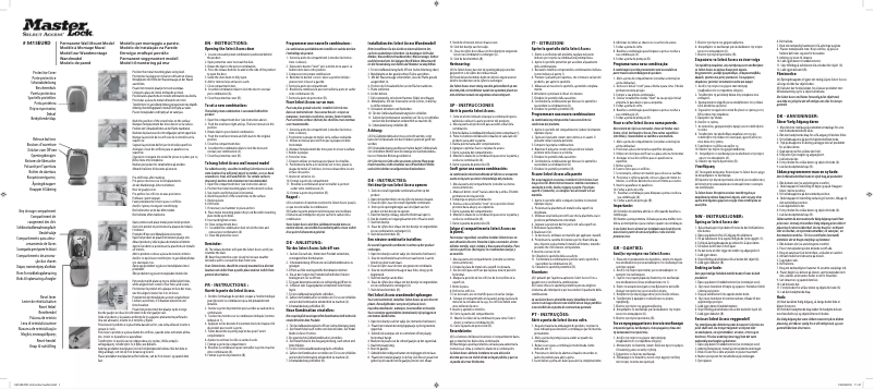 Imagen de la primera página del manual del dispositivo 5415EURD