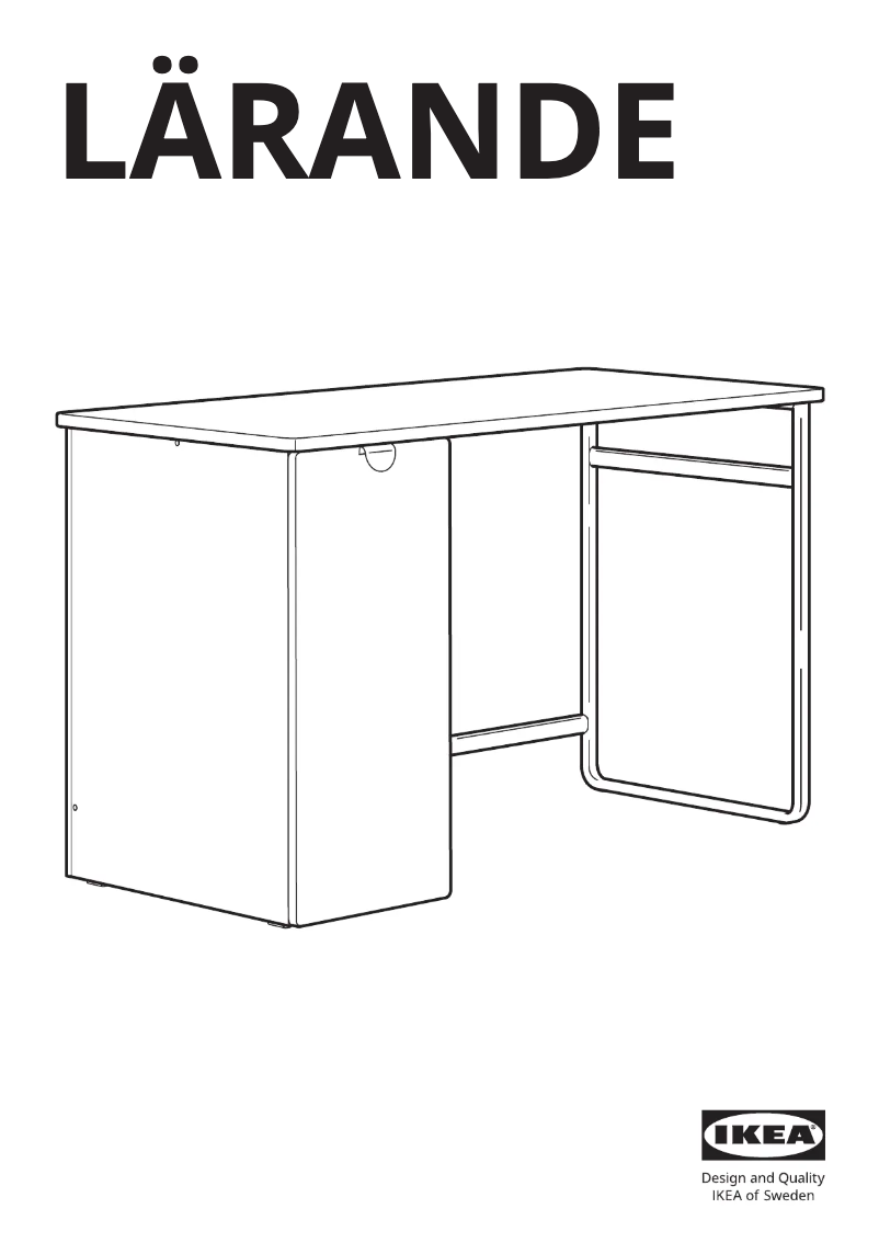 Página 1 del manual Manual de usuario Ikea LÄRANDE 004.927.95